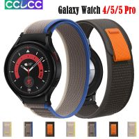 CCLCC Trail Loop Band สำหรับ Samsung Galaxy Watch 5/4 44Mm 40Mm/4 Classic 42 46Mm สายห่วงไนลอน Correa 20Mm Galaxy 5 Pro 45Mm