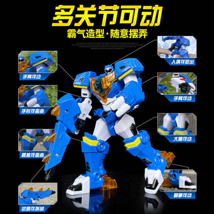 2023-สินค้าใหม่-mini-special-team-super-dinosaur-power-2-ของเล่นหุ่นยนต์เปลี่ยนหุ่นยนต์-turion-mecha-tiraka