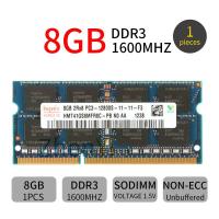 Hynix 8GB DDR3 1600Mhz 2RX8 1.5V PC3-12800s 204pin แรมหน่วยความจำแล็ปท็อปแบบ SODIMM