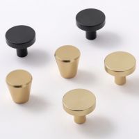 Round Handles Closet Wardrobe Knobs for Cabinets and Drawers Cupboard Pull Accessories Hardware