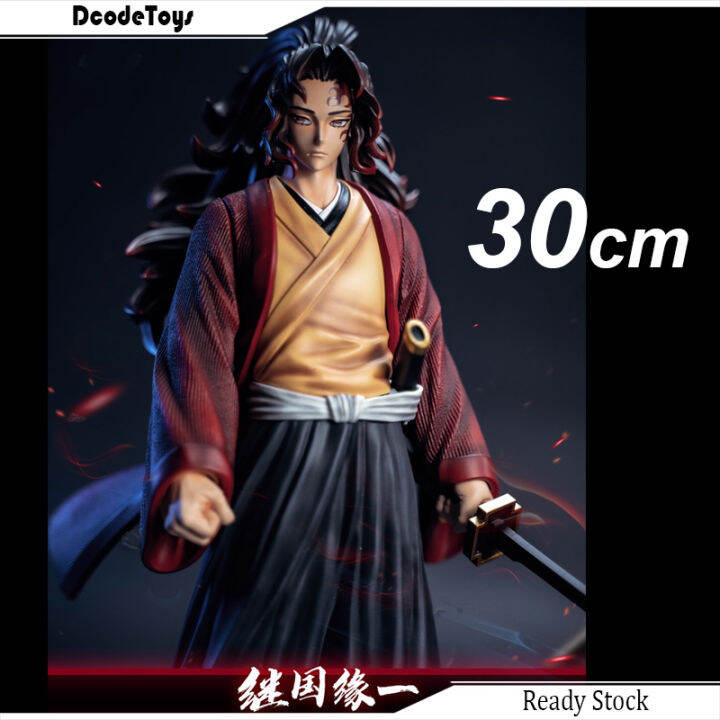 ~~30cm Big~~ Demon Slayer YORIICHI TSUGIKUNI 继国缘一 鬼灭之刃 PVC statue anime ...