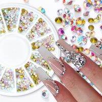 【jw】✣☎  Mixed Glitter Rhinestone Flat Back Stones Irregular Jewelry Beads Manicure Decoration Accessories