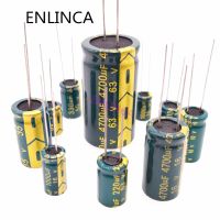 5-20pcs 6.3v 63v 100v 250v 400v 450v Low ESR high frequency aluminum capacitor 47UF 100UF 220UF 330UF 470UF 680UF 1000UF 1500UF Electrical Circuitry P