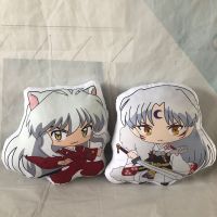 1ชิ้นใหม่10เซนติเมตรญี่ปุ่นอนิเมะ Inuyasha ตุ๊กตาผ้ากำมะหยี่ Inuyasha Sesshoumaru นุ่มยัดจี้ตุ๊กตาพวงกุญแจของเล่นเด็กของขวัญ