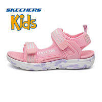 Skechers_ สเก็ตเชอร์ส รองเท้าแตะเด็กผู้หญิง Girls S-Lights Unicorn Dreams Explorer Majestic Bliss Sandals - 308023L-PKMT