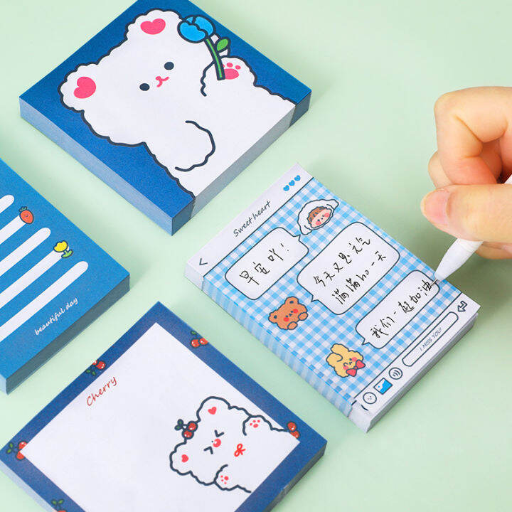 80-แผ่นหมี-sticky-notes-น่ารักการ์ตูน-self-stick-memo-note-memo-pad-สำหรับห้องเรียนโรงเรียนโน้ตบุ๊คสำนักงาน-kawaii-เครื่องเขียน-yrrey