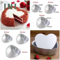 INI 8 Inch Heart Shape Cake Mold Aluminium Alloy DIY Mousse Pastry Mould Baking Pan Kitchen Tool