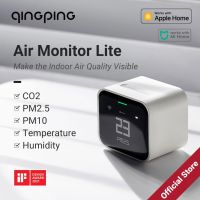 【hot】✟  Qingping 5in1 HomeKit Compatible WiFi Air MonitorPortable CO2 Sensor Detects PM2.5PM10TemperatureHumidity