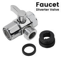 ยี่ห้อใหม่ Home Improvement Faucet Diverter Faucet Adapter สามทาง Chrome M22 X M24พลาสติก Water Tap Connector