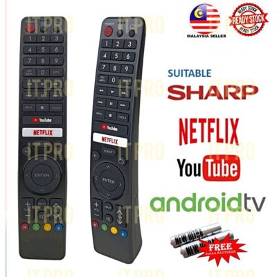 PROReplacement Sharp Youtube Netflix Android Remote Control IR-326