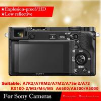 【❂Hot On Sale❂】 huahuxs กระจกเทมเปอร์ปกป้องหน้าจอสำหรับ Sony Rx100 M5 M4 M3 M2 Rx1 Rx10 A7r2 A7m2 A7sii ฟิล์มกล้องฟิล์มเหล็ก Rx100m5 Rx100m4 3 2 1