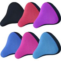 【LZ】☞◕  3D Mesh Anti-Slip Thickened Seat Cover Bike Saddle Replacement Pad Almofada de corrida Suave Peças de ciclismo Acessórios de bicicleta