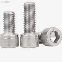 Stainless Steel M3 Length 6mm 8mm 10mm 12mm 16mm Bolts Hexagon Hex Socket Cap Allen Head Bolt Screw