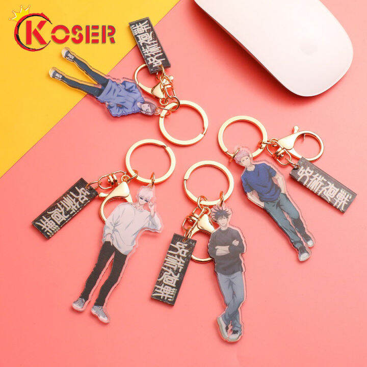 COSER KING 1pcs Jujutsu Kaisen Acrylic Keychain Itadori Yuji Fushiguro ...