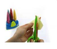 Kid flower lace Safety sissors cute Child safe sissor secure fiber - glass will not hurt hand (1 set=5 shape) 60100505
