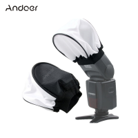 Andoer แบบพกพาผ้า Universal Soft Flash Diffuser Softbox สำหรับ Canon Nikon Sony Pentax Olympus Contax