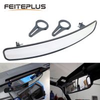 16.5 quot; UTV Rearview Mirror With 1.75 quot; 2 quot; Clamp Universal ATV/UTV Wide Angle Center Mirrors For Polaris RZR Ez Club Car Yamaha