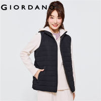 Giordano เสื้อโค้ทกันหนาวแขนกุดผู้หญิง เสื้อกั๊กกันหนาวผู้หญิง กันน้ำ สไตล์เกาหลี