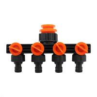 4-way Crane Control Valve Drip irrigation Garden Tap Splitter Irrigation Faucet Adapter Cranes 1/2 quot; 3/4 quot;1 quot; thread Connector