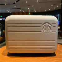 Starbuck New Mini กระเป๋าเดินทางสีขาวกระเป๋าเดินทาง10นิ้ว Boarding Portable Cosmetic Case