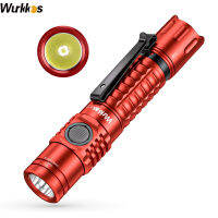 Wurkkos New FC12 Type-C Rechargeable IPX8 EDC Tactical 18650 Flashlights Torches LED SFT40 2000lm ATR Power Indicator Hiking