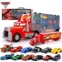 Pixar Cars 3 Lightning Mcqueen Jackson 2ชิ้น Mack บรรทุกคันใหญ่12 Pezzi Pressofusi In Metalla Auto Bambini Regalo Di Compleanno Giocattoli ชุด