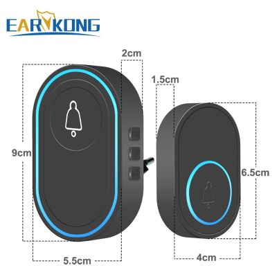 ۩ Intelligent Wireless Doorbell Home Welcome Doorbell Waterproof 300m Remote Smart Door Bell Chime EU UK US Plug Optional