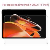 แผ่นรอง Realme กระจกเทมเปอร์สำหรับ Oppo 9H ปกป้องหน้าจอสำหรับ X 2022นิ้วแท็บเล็ตป้องกันการขีดข่วนมีฟองฟิล์มป้องกันชัดเจนแบบ HD