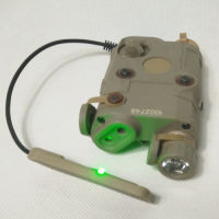 Tactical Flashlight Green Laser and White Torch (BK) PEQ15