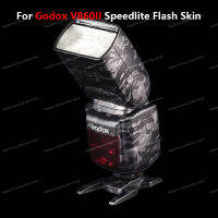 ผิวเลนส์กล้องสำหรับ Godox V860II Speedlite Flash Skin ตัวป้องกัน V860ii ผิวกันน้ำ Anti-Scratch Cover Film