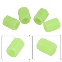 4pcs Universal Fluorescent Car Tire Valve Cap Luminous Tire Valve Stem Cap 8mm  Fits Most Cars  Buses  SUV  Trucks  Motorcycles  Valve Stems Caps Adap