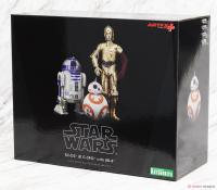 ฟิกเกอร์ สตาร์ วอร์ส อาร์ทูดีทู ซีทรีพีโอ และ บีบีเอท / Kotobukiya STAR WARS Episode VII 3-Pack (Scale : 1/10) C-3PO &amp; R2-D2 &amp; BB-8