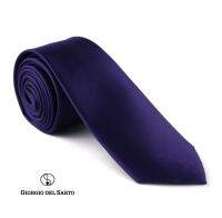 Giorgio Del Sarto Satin Necktie Purple เนคไทผ้าซาตินสีม่วง