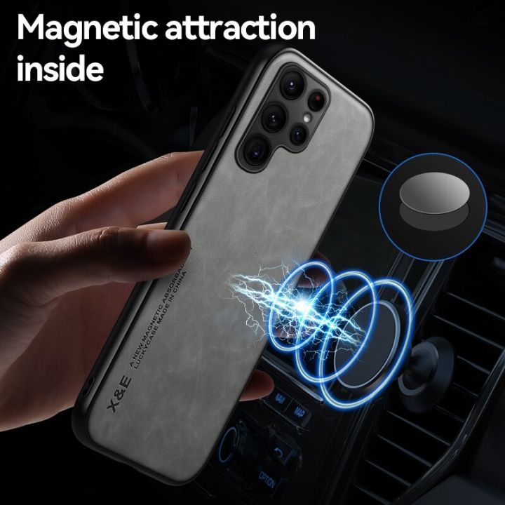 built-in-magnet-luxury-leather-phone-case-for-samsung-s22-ultra-s20-s21-plus-a53-a73-5g-a72-a52-a12-a71-a51-soft-matte-pu-cover