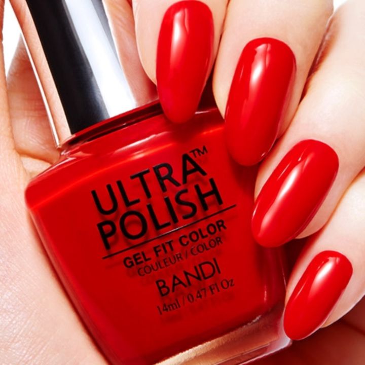 ยาทาเล็บกึ่งเจลultra-polish-up501-are-you-red