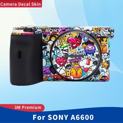 สำหรับ Sony A6600สติ๊กเกอร์ติดบนตัวเครื่องฟิล์มไวนิลห่อสติกเกอร์ป้องกันกล้อง