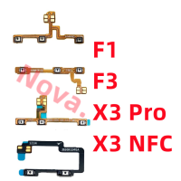 Power Volume Button For Xiaomi Poco F3 X3 NFC Pro Pocophone F1 Side Key Switch Flex Cable Cellphone Part