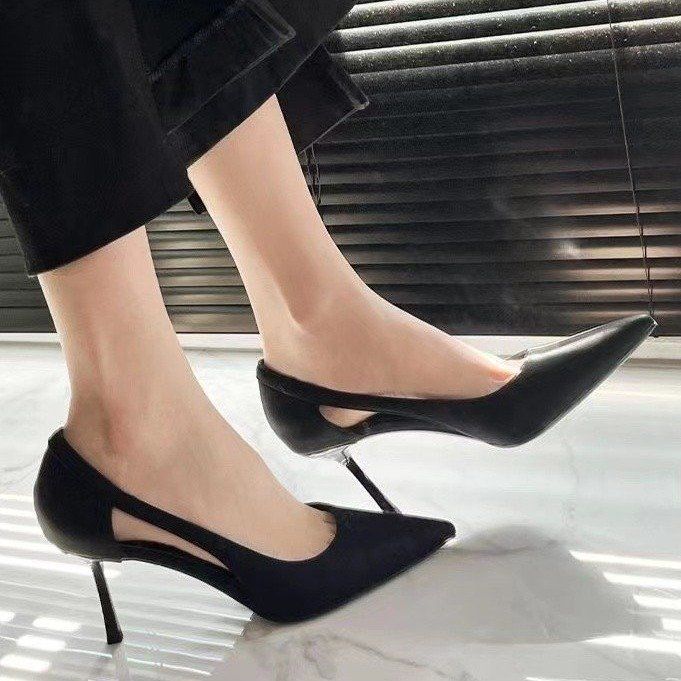 Ladies Fashion High Heel Casual Pumps Shoes-omiya.com.vn