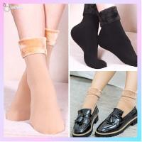 LAIHOU Gifts Female Women Wool Thick Snow Boots Winter Warm Cotton Socks