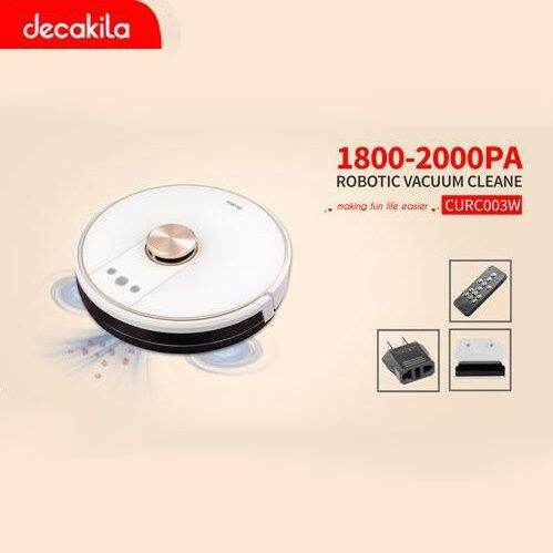 DECAKILA Original Robotic Vacuum Cleaner LDS path planning style ...