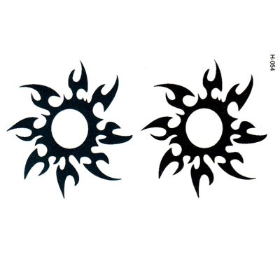 【YF】 sun totem men and women waterproof tattoo stickers fashion  tattoos painted pattern