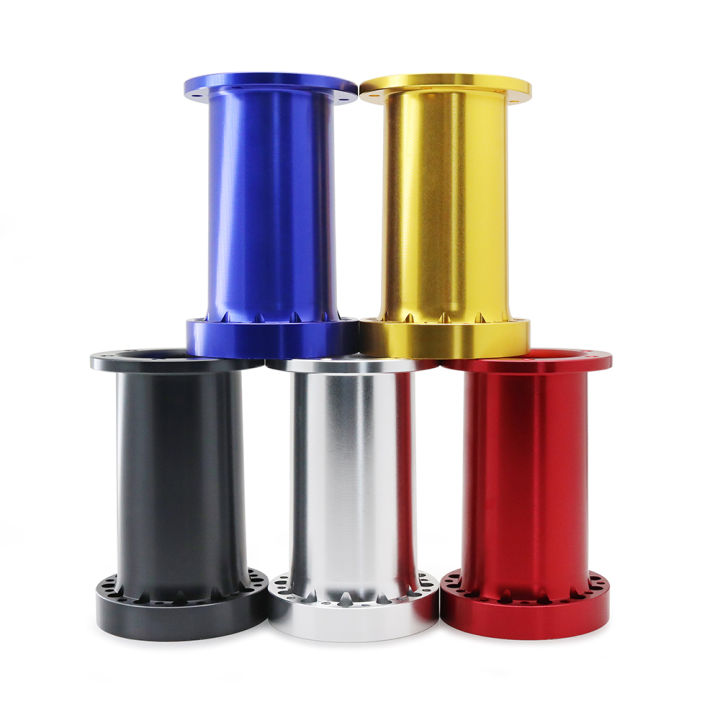 universal-พวงมาลัย-hub-spacer-128มม-พวงมาลัย-boss-kit-adapter-spacer-สีแดงสีฟ้าทองสีดำ-silver