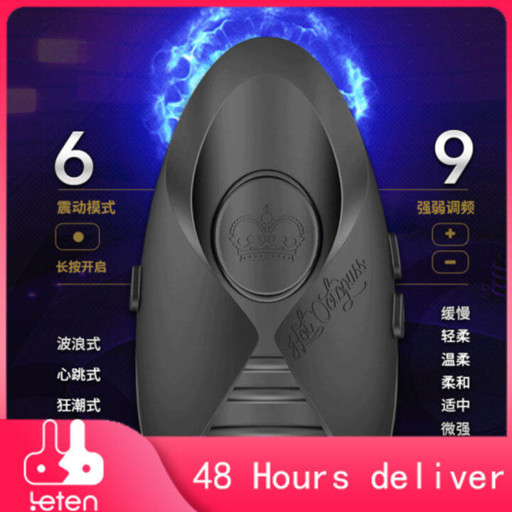 Leten sex toy for male Silicone Penis Ring Male Chastity Belt Adult