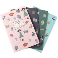 4 pcs/Lot A5 Notebook 30 Sheets Kawaii Stationery Cute Notepad Diary Book Journal Record Office School Supplies For Kids Gifts Note Books Pads