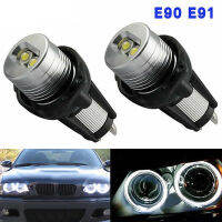 LED รถไฟตัดหมอกนางฟ้าตาวันขับรถโคมไฟ Super Bright ไฟทำงานกลางวัน6000พันสำหรับ BMW 325xi 328i 328xi E90