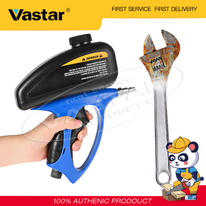 vastarเครื่องพ่นทราย-เครื่องพ่นทรายด้วยลมแรงโน้มถ่วงเครื่องพ่นทรายกระจกแบบมือถือพร้อมหัวฉีดขนาดเล็กเครื่องพ่นทรายป้องกันสนิม