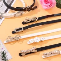 New Fashion PU Leather Waist Belt Korean Style Girls Sweet Morden Lady Belt High Waist Strap For Dress Trousers Casual Accessory