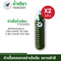 Ratjat น้ำเขียวไรแดง หัวเชื้อน้ำเขียว Chlorella สำหรับหัวเชื้อขยายน้ำเขียว (ขนาด 3 L)