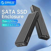 ORICO เคส SSD M.2 USB-C Gen2 10Gbps,เคส SSD PCIe M2 SATA NVME NGFF 5Gbps กล่องใส่ SSD สำหรับ2230/2242/2260/2280 SSD(M2PH01/M2PF) มีสินค้าในสต็อก