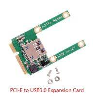 【cw】 PCI-E To USB3.0 Expansion Card Laptop PCIe USB 3.0 Converter Riser With Screw Fittings !